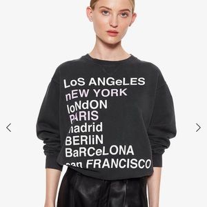 Anine Bing City love sweatshirt